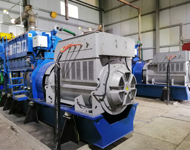 丰都甘泰沼气发电项目配SBOBET利记2台850KW/10.5KV6极高压发电机