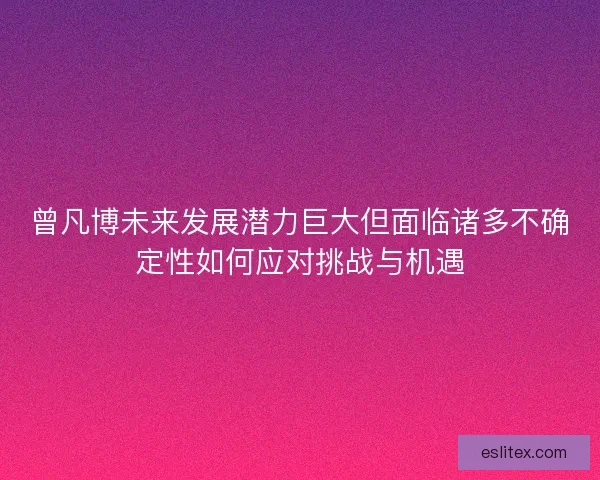 曾凡博未来发展潜力巨大但面临诸多不确定性如何应对挑战与机遇